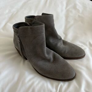 Sam Edelman Gray Suede Ankle Boots